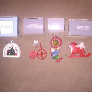 Vintage Avon Xmas Ornaments